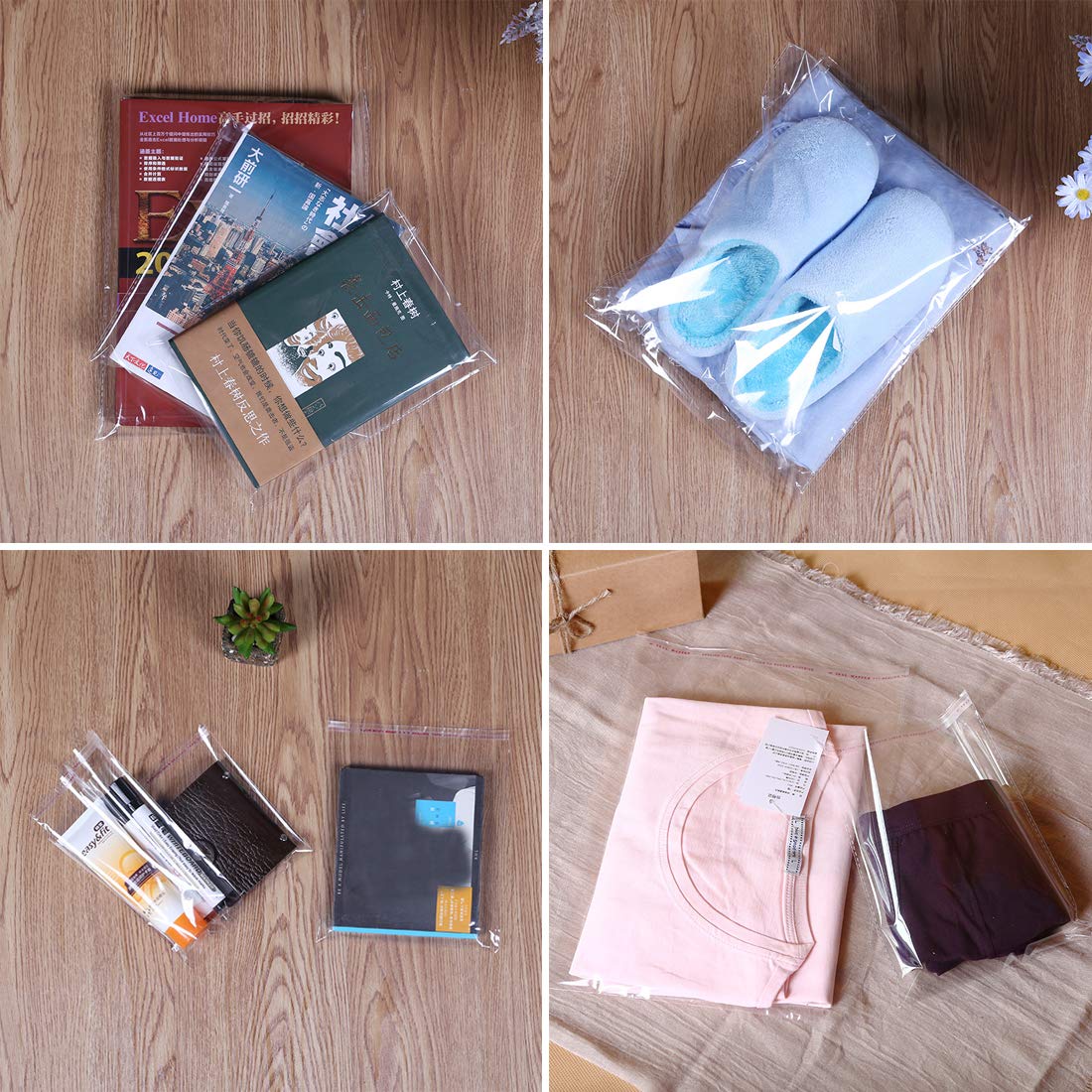 ラッピング袋　opp袋　ギフトバック　ラッピング袋 200枚 Amazon | OPP袋 ラッピング袋【200枚】透明ビニール袋 10*20cm