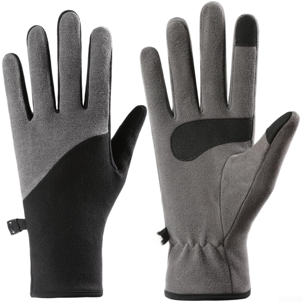 Selbstheizende Winterhandschuhe, Touchscreen-kompatibel, Thermofutter, rutschfest, feuchtigkeitsableitend, atmungsaktiv, reflektierend, für Skifahren, Outdoor-Aktivitäten