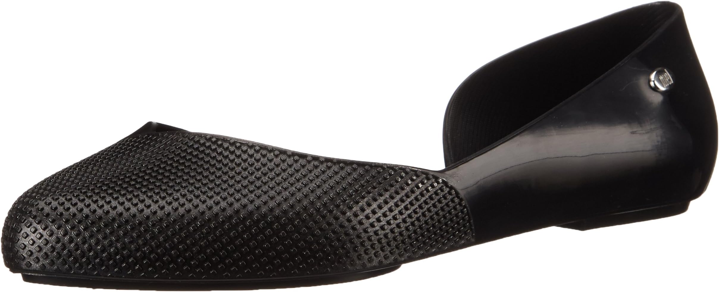 mel Dreamed by melissa Women's Tangerina Ballet Flat, Black, 6 B US