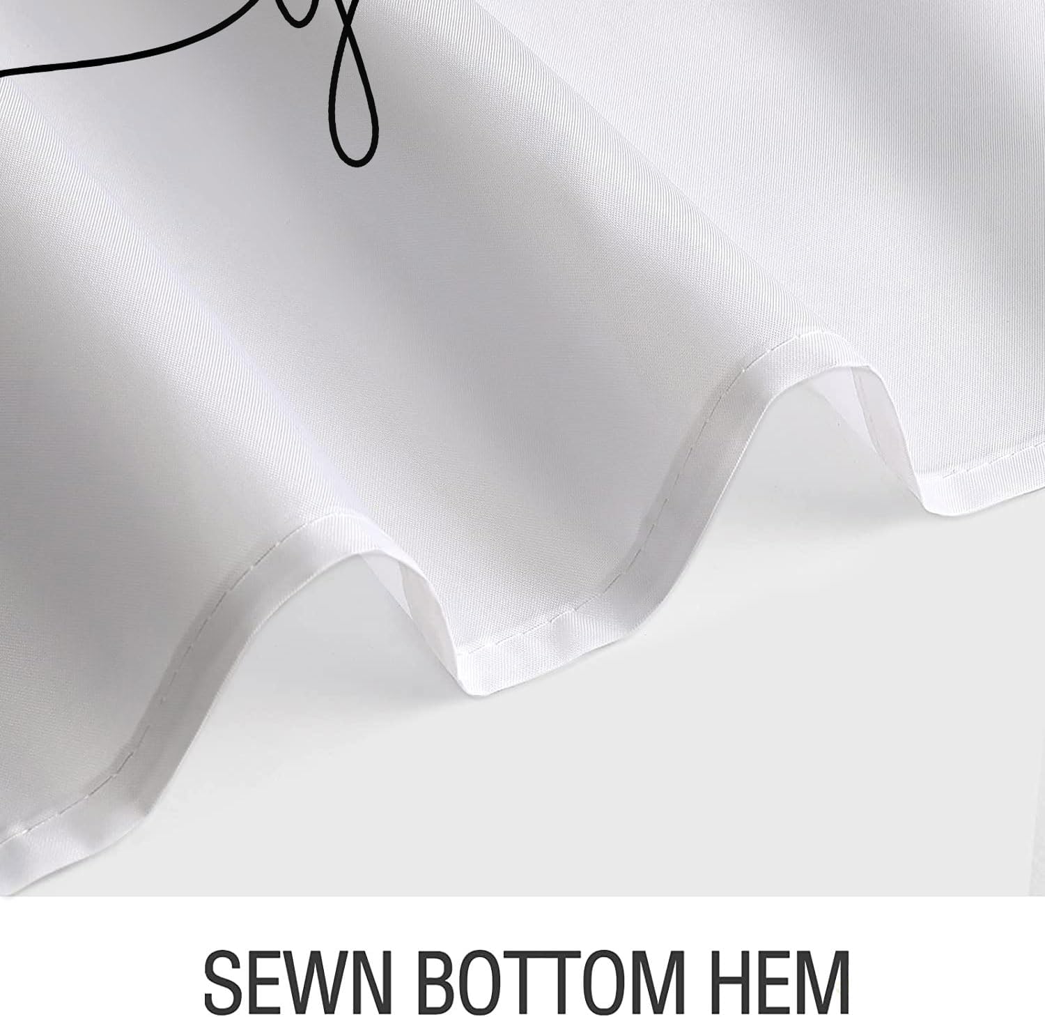 Wathon Bible Verse Botanical Shower Curtain Christian Scripture Jesus Loves You Quote Bath Curtain with Plant Leaves, Floral Inspirational Faith Bathroom Shower Curtain Set with Hooks 69X75IN Red