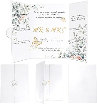Wedding Gifts Wedding Guest Book for Party Newlywed Gift White Guest Sign in Book Wedding Books for Guests to Sign Guestbook Sign Wedding Stuff Wedding Reception Registry Book Marriage Gift Hard Cover