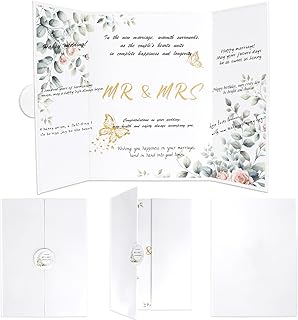 Wedding Gifts Wedding Guest Book for Party Newlywed Gift White Guest Sign in Book Wedding Books for Guests to Sign Guestbook Sign Wedding Stuff Wedding Reception Registry Book Marriage Gift Hard Cover