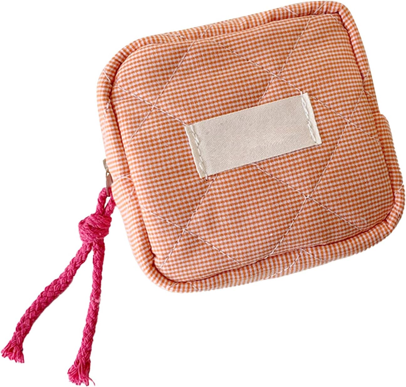 11*5*8cm Mini Pochette Donna Trucchi Piccola Trousse da Borsetta Ragazza Mini Beauty Case da Viaggio per Rossetti Organizer Borse da Cosmetic Portatile Portatile Amica Compleanno(Rosa chiaro-ciliegia