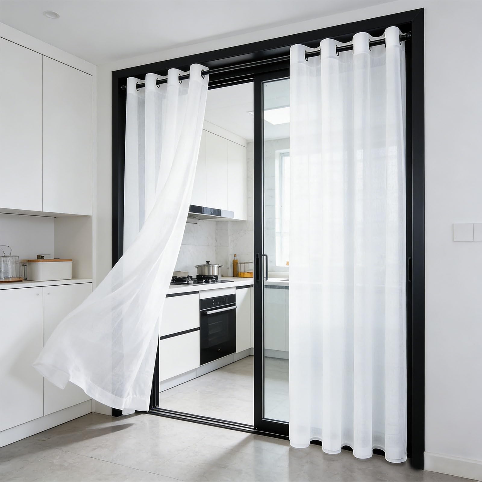 Rideaux voilage anti-UV et doux pour bloquer le soleil avec élégance