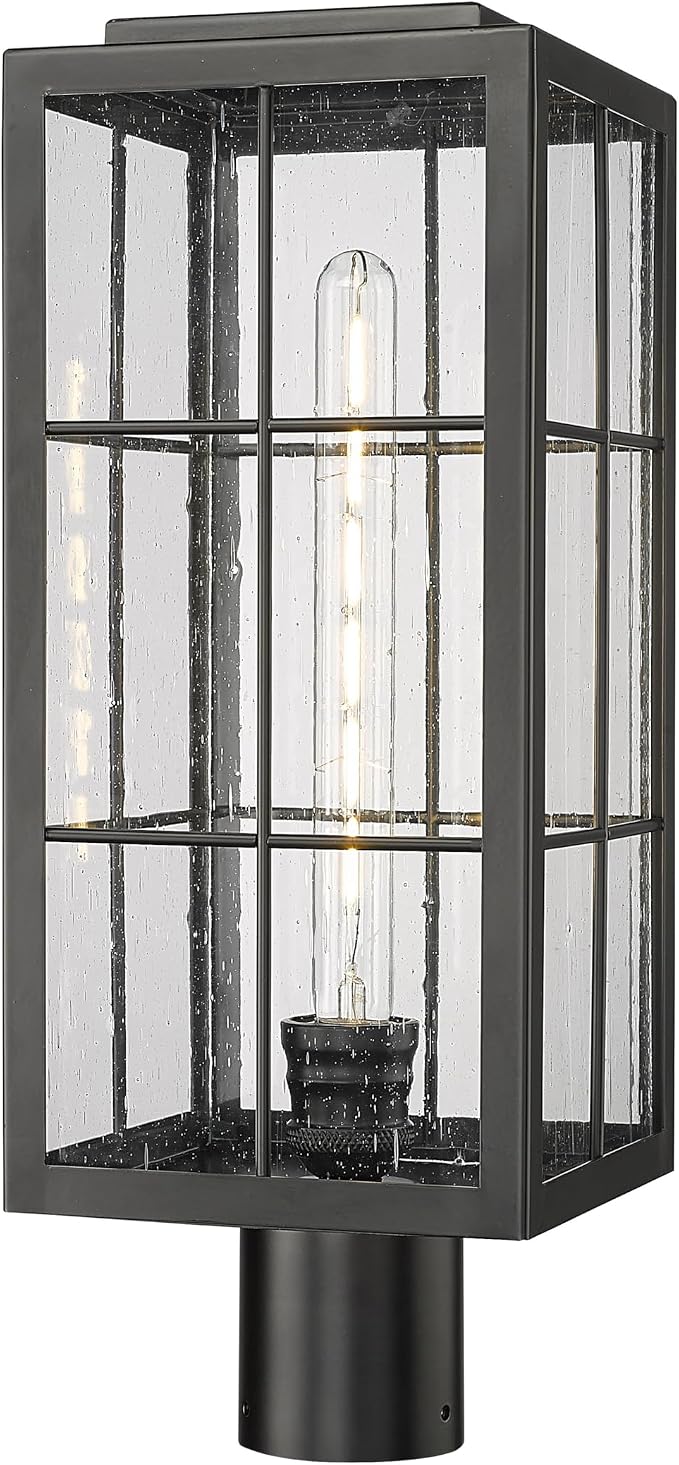 Lámpara de Poste Exterior ML Lighting 10841-PBK miniatura 3
