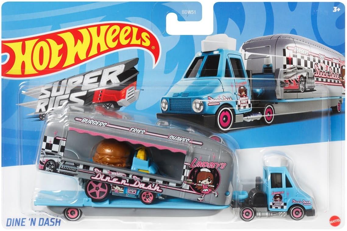 Hot Wheels Super Rigs Dine 'n Dash, Buns of Steel
