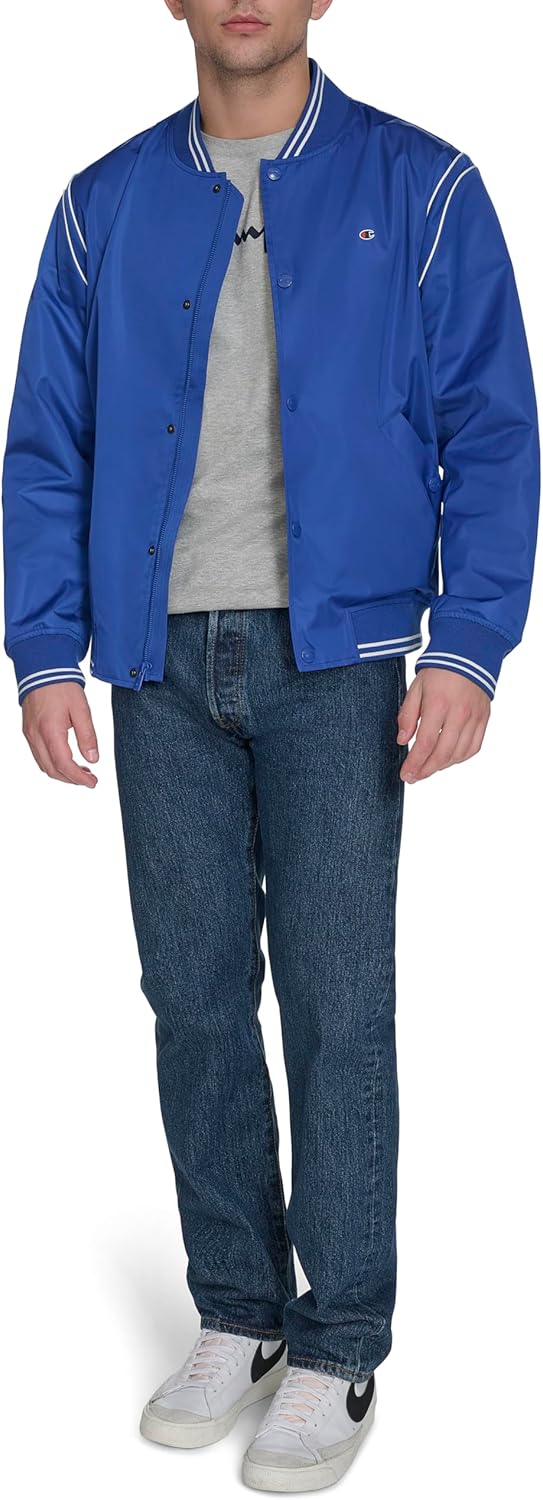Champion Men's Lightweight Varsity Bomber Jacket - Image 2