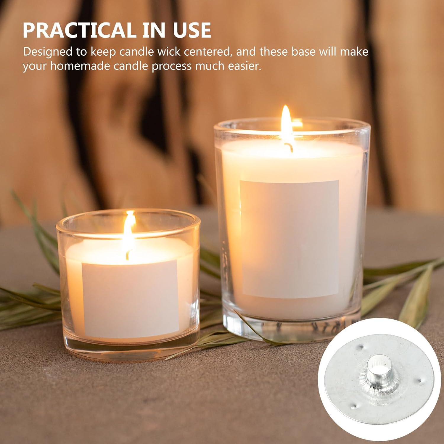 Candle Wick Tabs for Candle Makers 5 Bags Iron Clips
