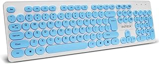 Intex Classy Wired Keyboard with 8 Million Keystrokes | Anti-Slip | Durable and Strong ABS Material | Retractable Stand | Price In India