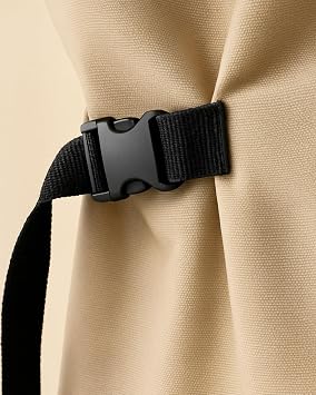 Grill Covers Heavy-Duty 600D Oxford 18-inch Ceramic Charcoal Grill and Smoker Grill Cover Waterproof for Model KJ-GC23BWFS with Adjustable Buckle Beige-Brown