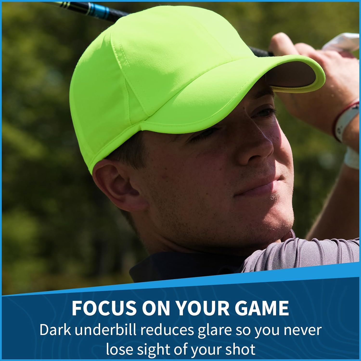 TrailHeads Men’s Running Hat with UV Protection | Quick Dry Sports Hats for Men | UPF 50 Hats | Summer Hats for Men