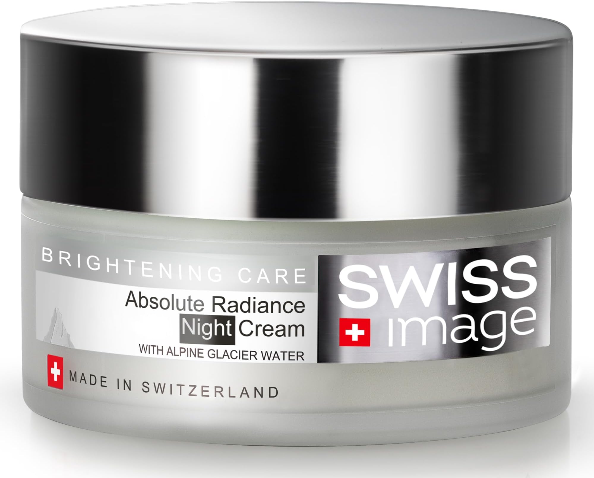 Swiss Image Radiance Night Cream with Niacinamide, White Ten Complex & Alpine Glacier Water 50ml | Boosts Radiance, Supports Skin Barrier | With Shea Butter & Centella | All Skin Type | Swiss Made