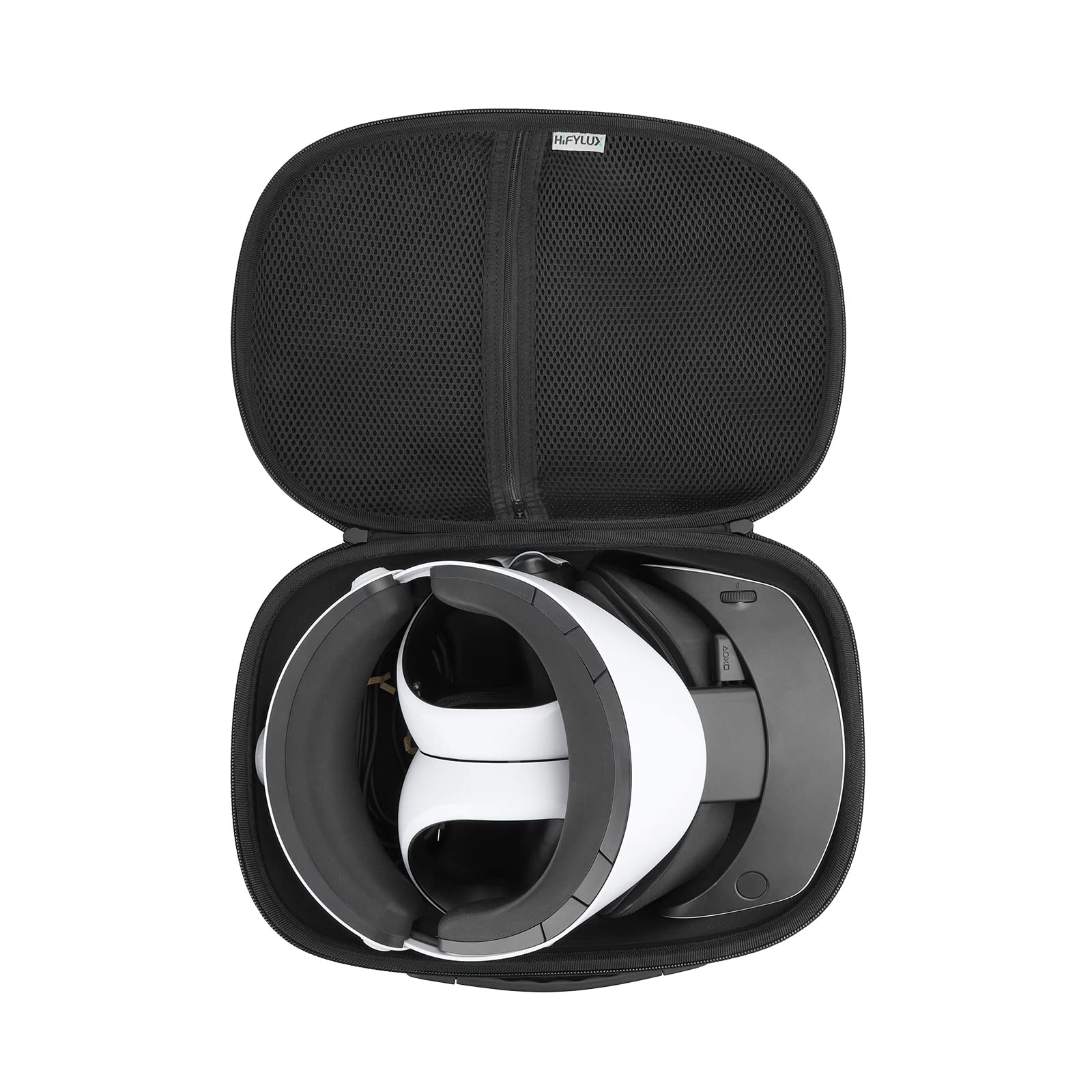 VR Carrying Case Storage Bag for PS VR2 VR Headset Controller Travel Bag Protector Organizer Shock-Absorption Inner Support
