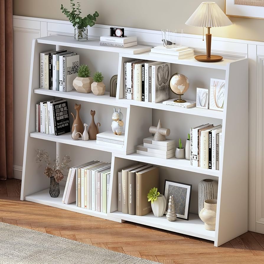 Amazon.com: IOTXY Wooden Extendable Shelf Bookcase - 3-Tier