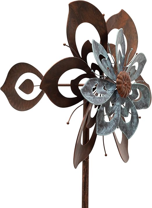 LimeHill Metal Wind Spinner for Yard and Garden