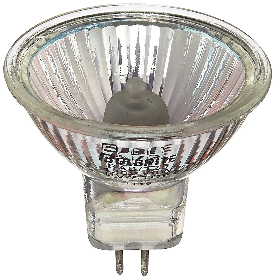Bulbrite BAB/120 20-Watt 120-Volt Halogen MR16 Bi-Pin Lensed, Flood