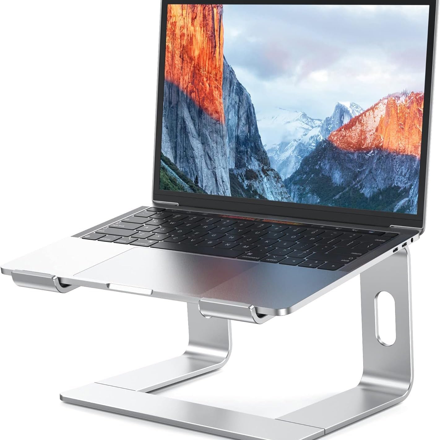 Soporte de aluminio para laptop ergonómico desmontable 10-15.6"