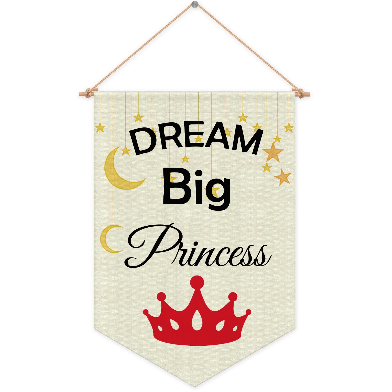 Kids Room Wall Banners Playroom Wall Banner Hanging Flag Banner for Kids Room Gift for Baby Girl Gifts for Girls Boys Nursery Classroom Bedroom Living Room Decor Christmas Birthday Present