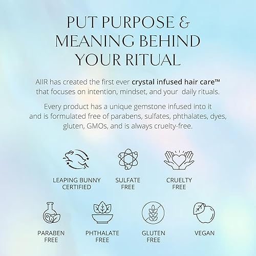 Miniatura 5 de AIIR Sapphire - Acondicionador sin enjuague – Desenredante ligero e hidratante, hidrata el cabello seco dañado, domina el encrespamiento y los