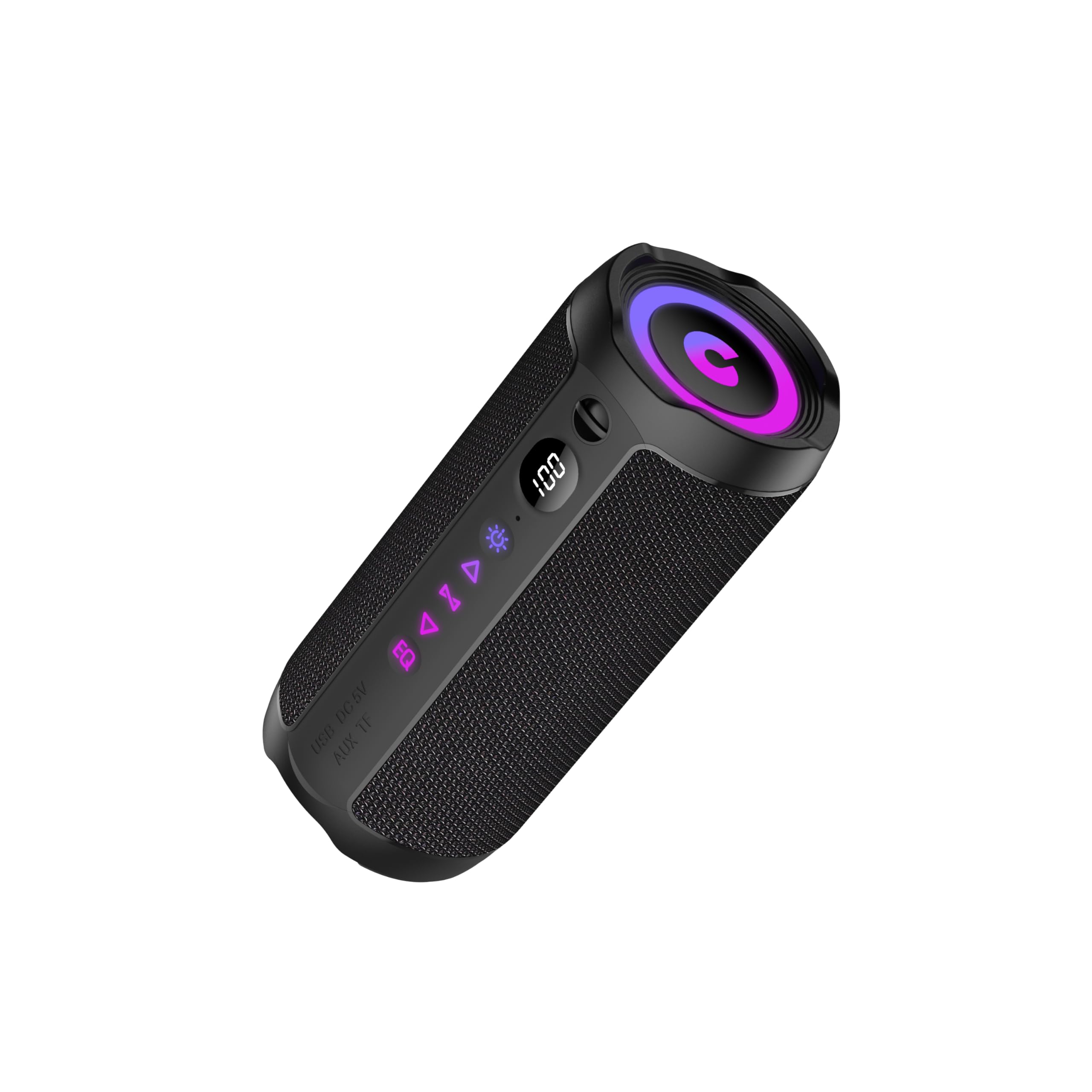 coioc Cassa Bluetooth Portatile 25W, Potente Altoparlante Bluetooth, Doppio Basso Driver, 25 Ore