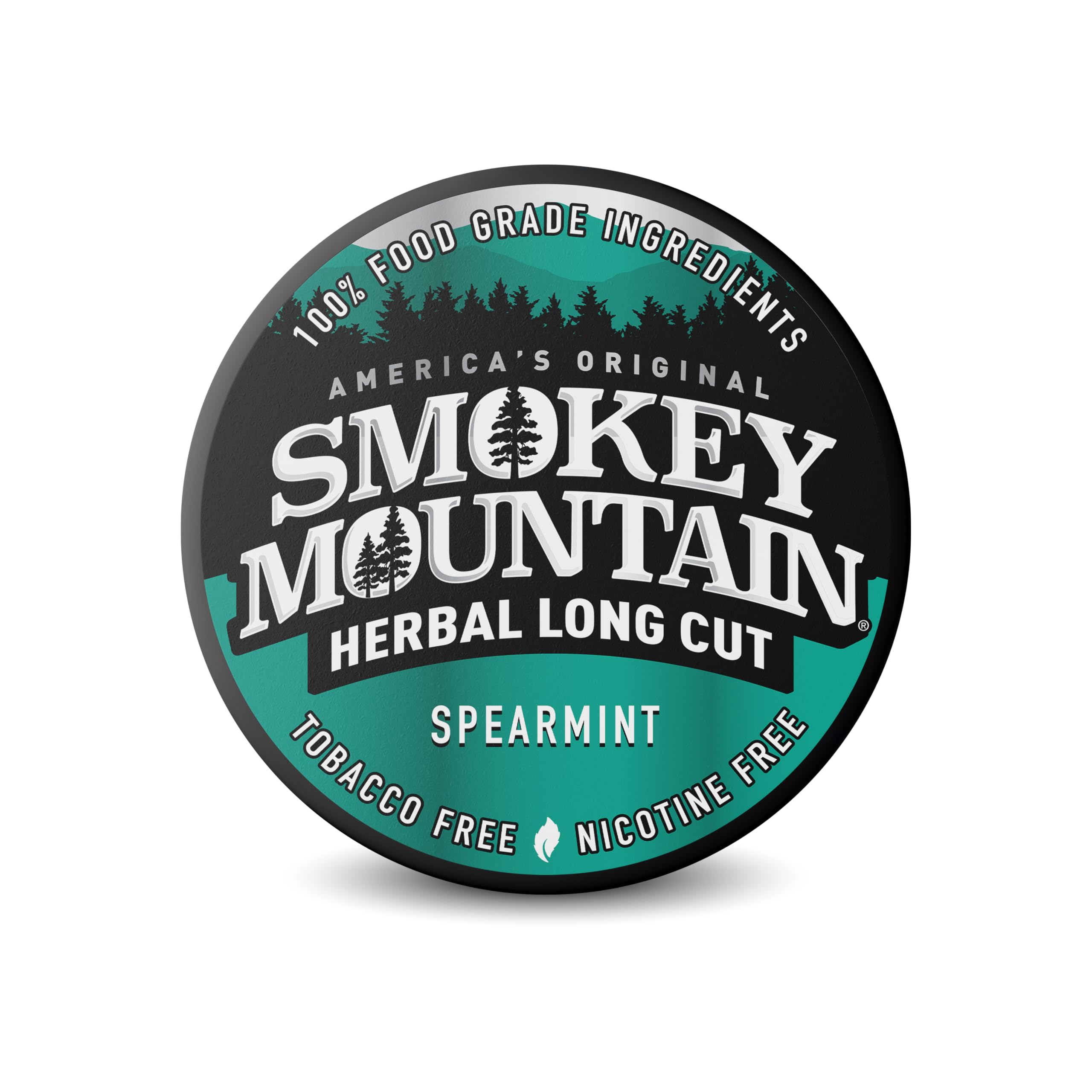 mountain camp tobacco Smokey Herbal Long Cut – Spearmint Smokey Mountain Wintergreen Pouches -