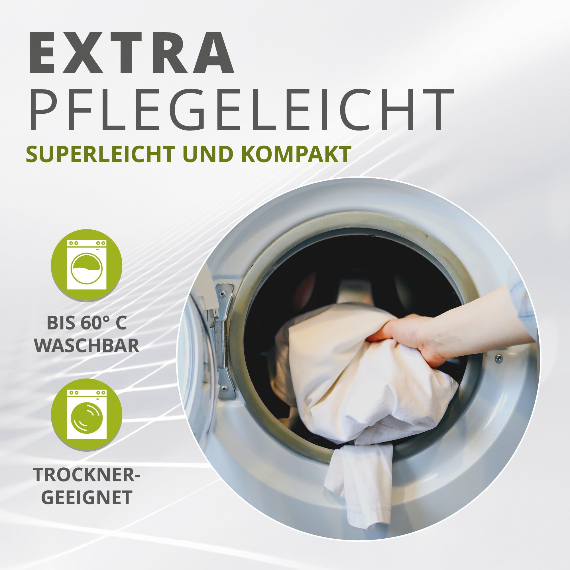 G BETTWARENSHOP – Ersatz Matratzenbezug – waschbarer Matratzenschoner mit Reißverschluss – Allergiker geeignet – Doppeltuch Bezug versteppt 90x200 cm, 20 cm Kernhöhe