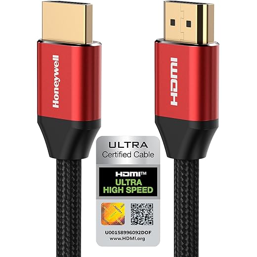 Honeywell HDMI Cable 2.1 Ultra High Speed 1m