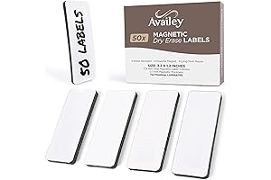 Availey Magnetic White Board Labels