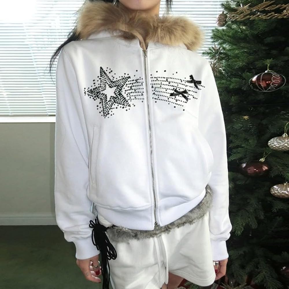 ジャケット・アウター Y2K fur mods coat velour coat emo 31ynoRB98iL.jpg