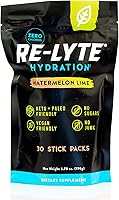 Vista 12 de Redmond Re-Lyte Mezcla de bebidas con electrolitos, lima limón, paquete de 30 barras