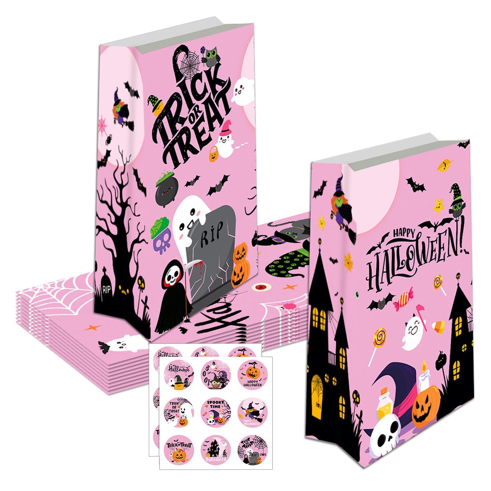 Halloween-Geschenktüten Mit Griffen, 50 Stück – Happy Halloween