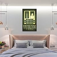 Vista 5 de Hamilton, Margaret Print, Computer Programmer Gift, Space Art for Apollo 11, Women in Science Decor Print Canvas Poster Bedroom Decor Sports