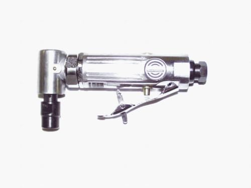 1/4" Angle Die Grinder - RPM: 25,000. Air Inlet: 1/4" NPT. 90 PSI. Wt:1 lbs.