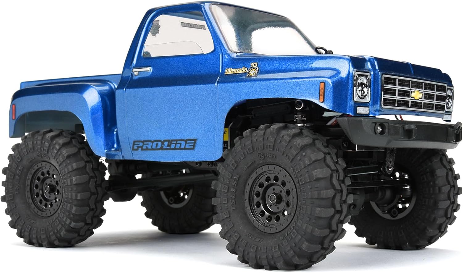 Pro-Line Racing 1/24 Rock Shooter Brass F/R 1.0 7mm Whl 2 Blk PRO281200 RC Tire