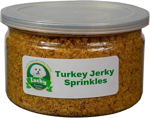 Miniatura 8 de Lucky Premium - Gránulos de manzana para perros, hechos con cecina de manzana Fuji real, condimento para agregar sabor a cada comida (10 onzas)