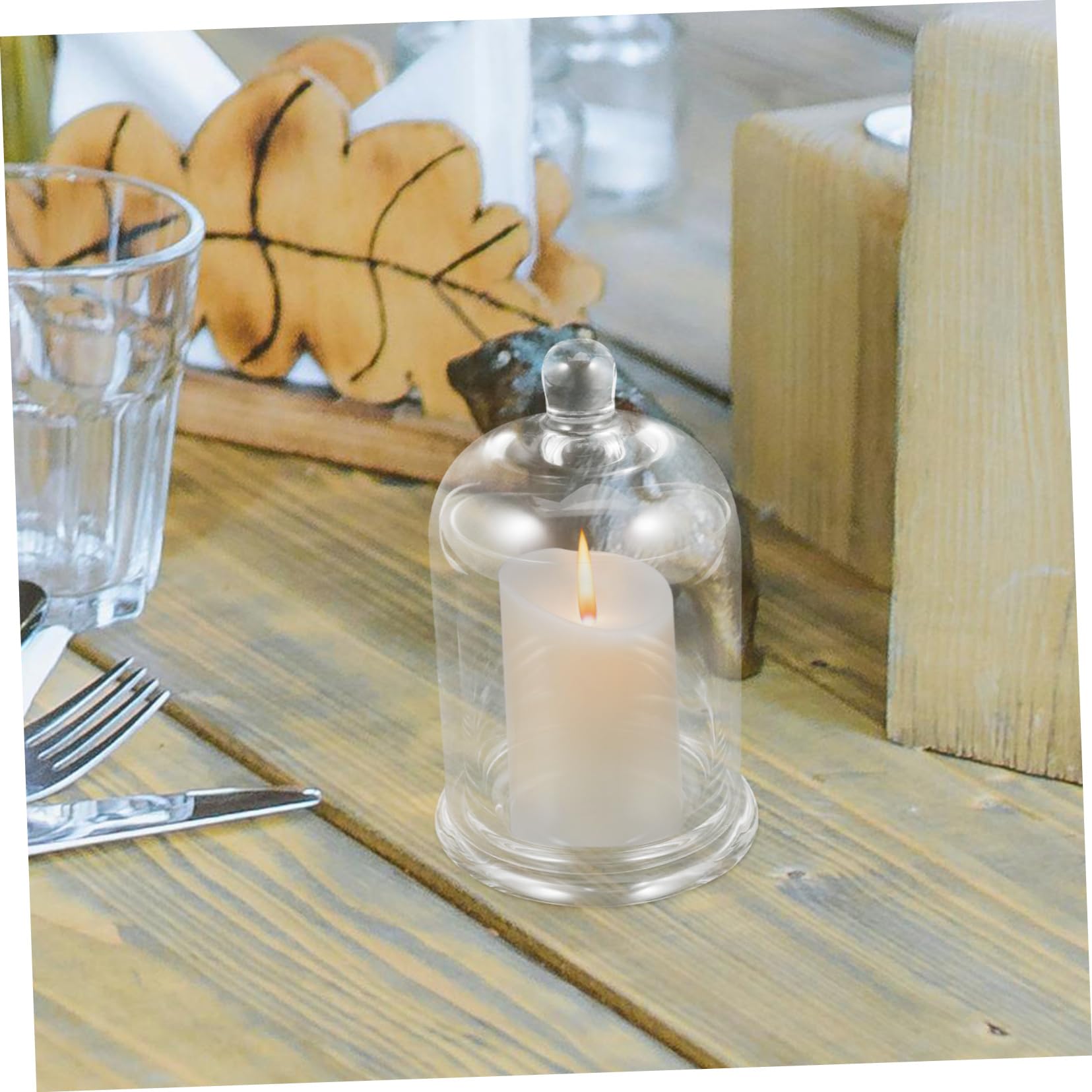 1ensemble Support De Bougie Verre Transparent pour Mariage Décoration Élégante Et Multifonctionnelle pour Créer Une Ambiance Chaleureuse Lors De Réceptions Et Événements