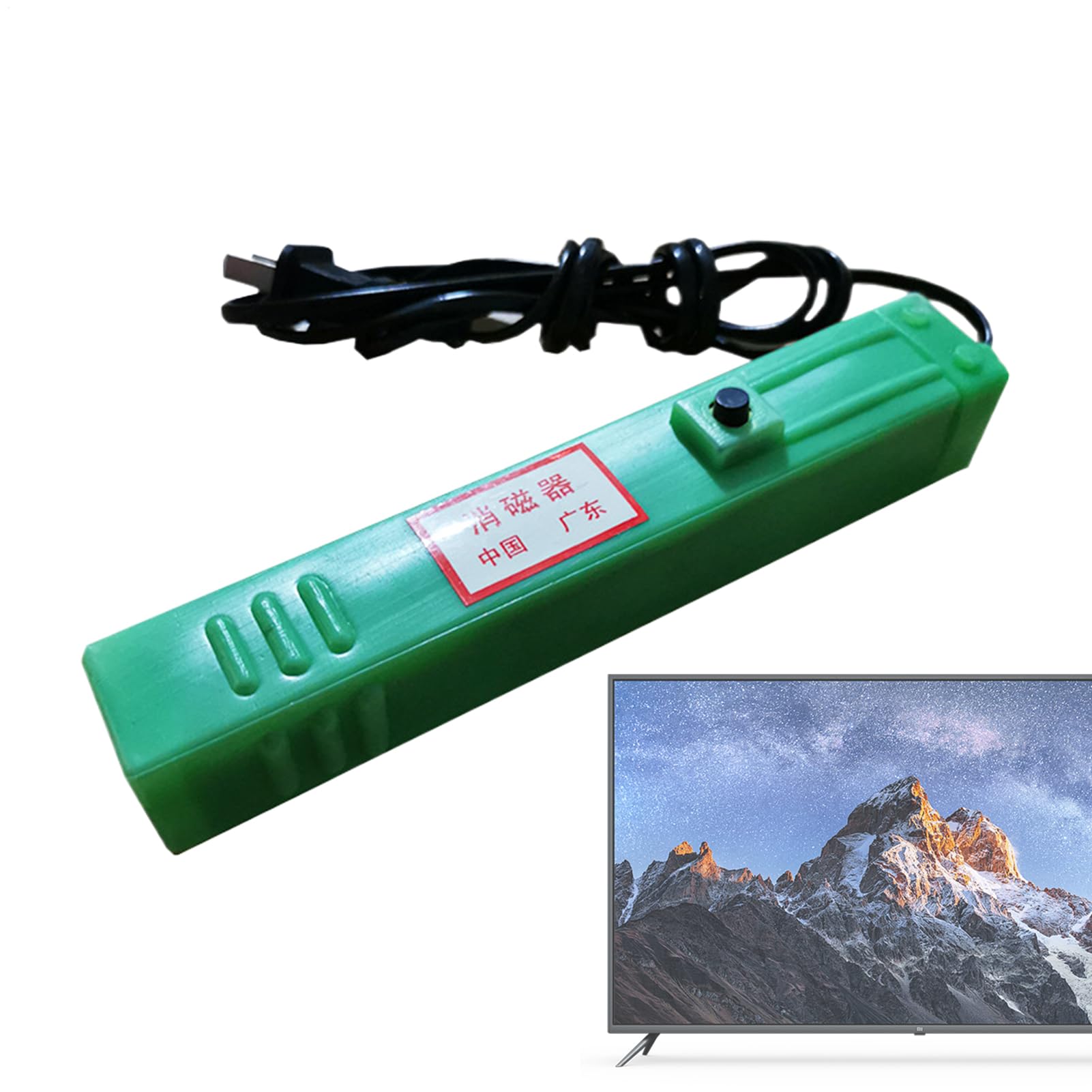 Stick Demagnetizer Monitor de televisión, Herramienta de desmagnetización de televisión | TV DEGAUSSER Stick - TV pequeño y bobina para la varita de desmagnetización de visualización de arcade de cons