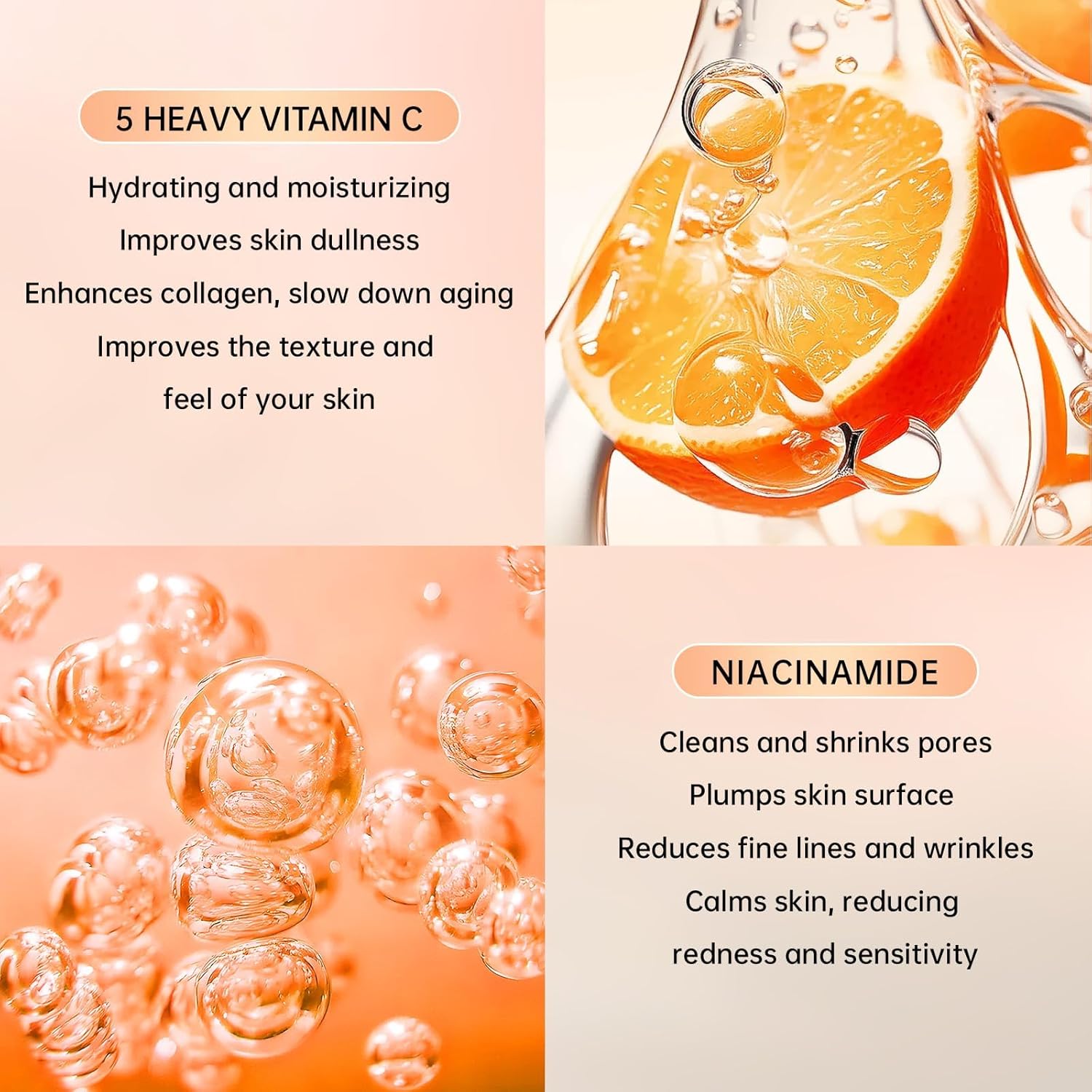 close-up of serum and creams from the set