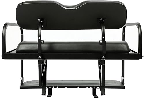 Vista 18 de KUAFU Kit de asiento trasero compatible con Yamaha Drive G29 2007-2016 asiento trasero plegable con cojín beige (beige)