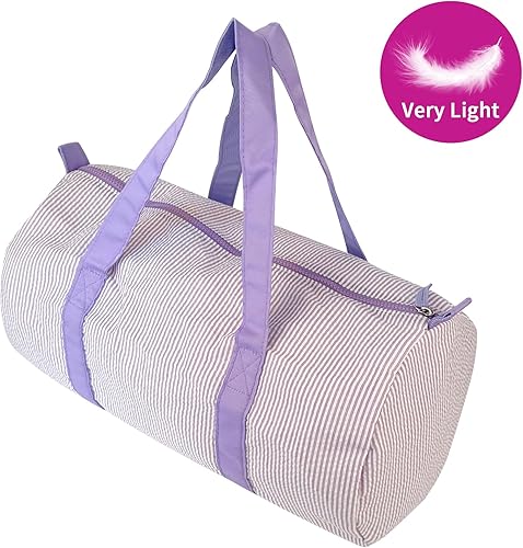 Miniatura 2 de Seersucker - Bolsa de viaje para niños, ligera, espaciosa, para el fin de semana, para el fin de semana, Púrpura