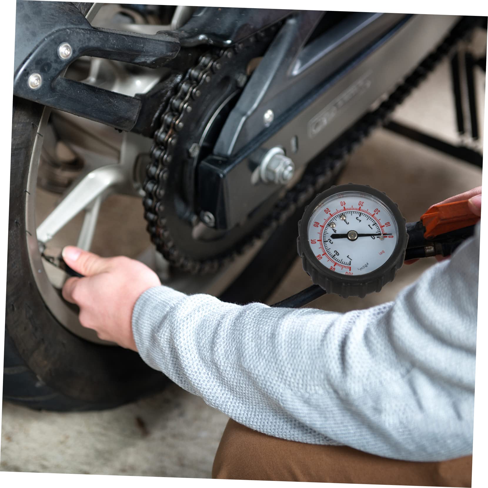 3pièces Manomètre De Pression De Pneus Avec Flexible Jauge Numérique Compacte Pour Gonflage De Voitures Et Camions Outil Pratique Et Fiable Pour Vérification Pression Des Pneus