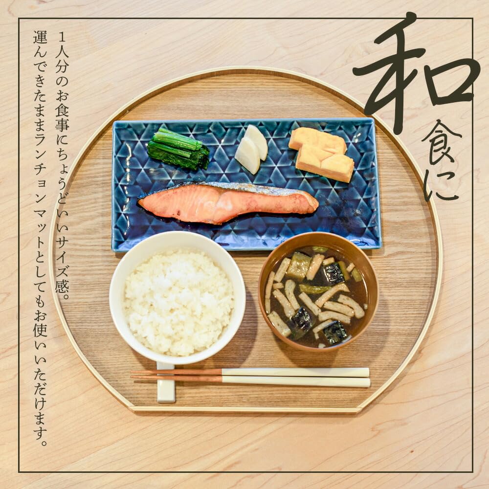 未使用 懐石道具 天然木製 点心盆 半月膳 黒塗 会席膳 5客揃 銘々盆栞 共箱 茶器/茶道具 懐石道具（会席道具）/折敷】 懐石膳（会席膳） 5客セット