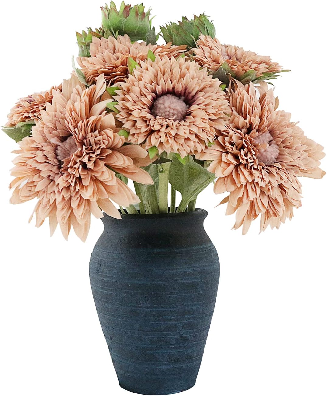 Artificial Sunflowers with Long Stem 7 PCS Realistic Fake