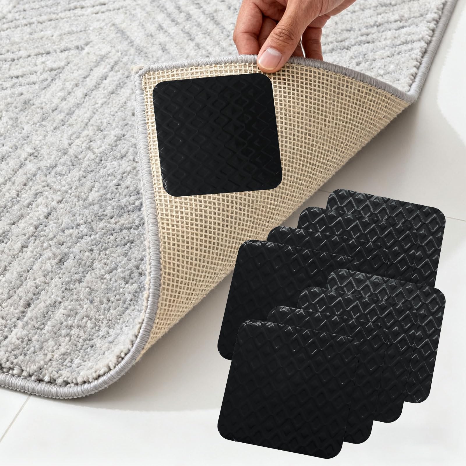 Patins adhésifs pour meubles pour moquette et sols en bois dur - 8 Patins adhésifs pour meubles pour moquette et sols en bois dur - 8