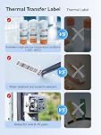 NIIMBOT M2 Imprimante d'étiquette pour 5mg Feux de bois HD Impression parfaite pour l'étiquetage en laboratoire et à basse température