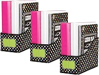 Vista 1 de Teacher Created Resources TCR20784-3 Chalkboard Brights - Papelera para libros, 5 x 8 x 11 pulgadas, multicolor, paquete de 3