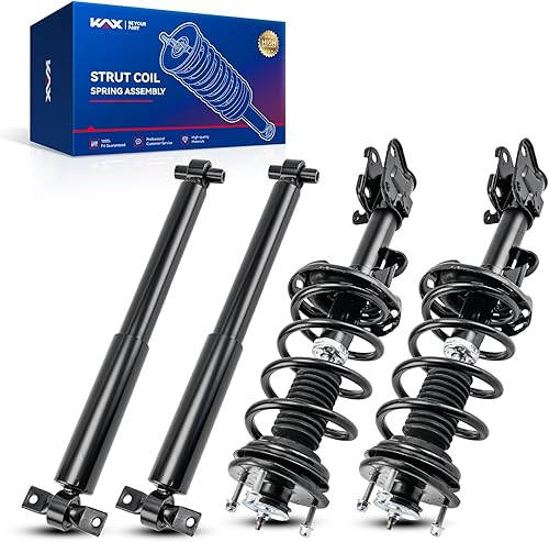 Vista 20 de KAX Puntales delanteros rápidos para 4Runner 2003-2023, Tacoma 2005-2015, FJ Cruiser 2007-2014 Conjunto completo de puntales con resorte helicoidal