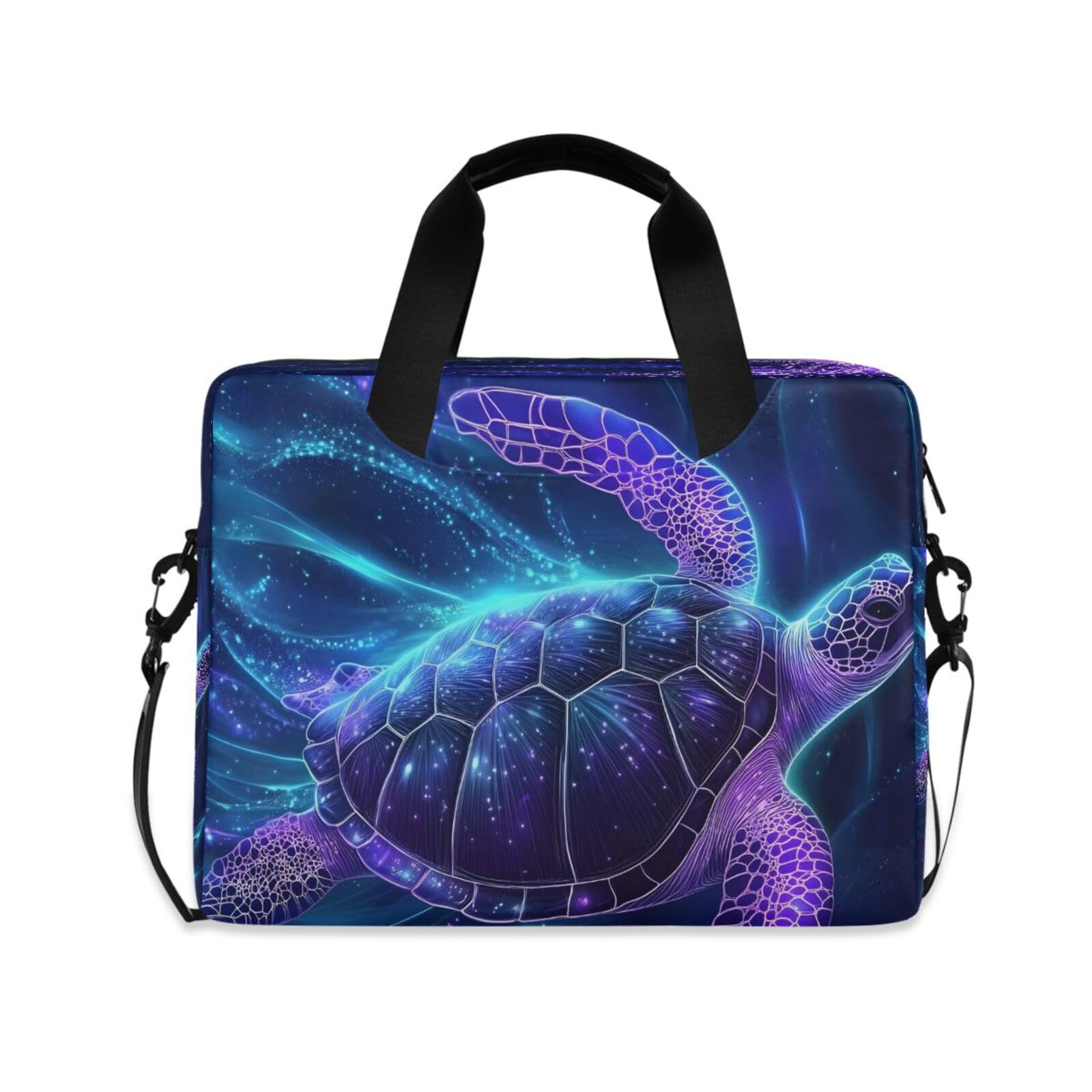 Bolsa de portátil acolchada contra impactos con estampado de mariposa 8