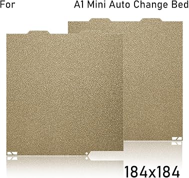 Auto Plate Removal, Auto Replacement Bed, 184x184mm PEI Build Plate, Compatible with Bambu Lab A1 Mini 3D Printer Accessories 10pcs