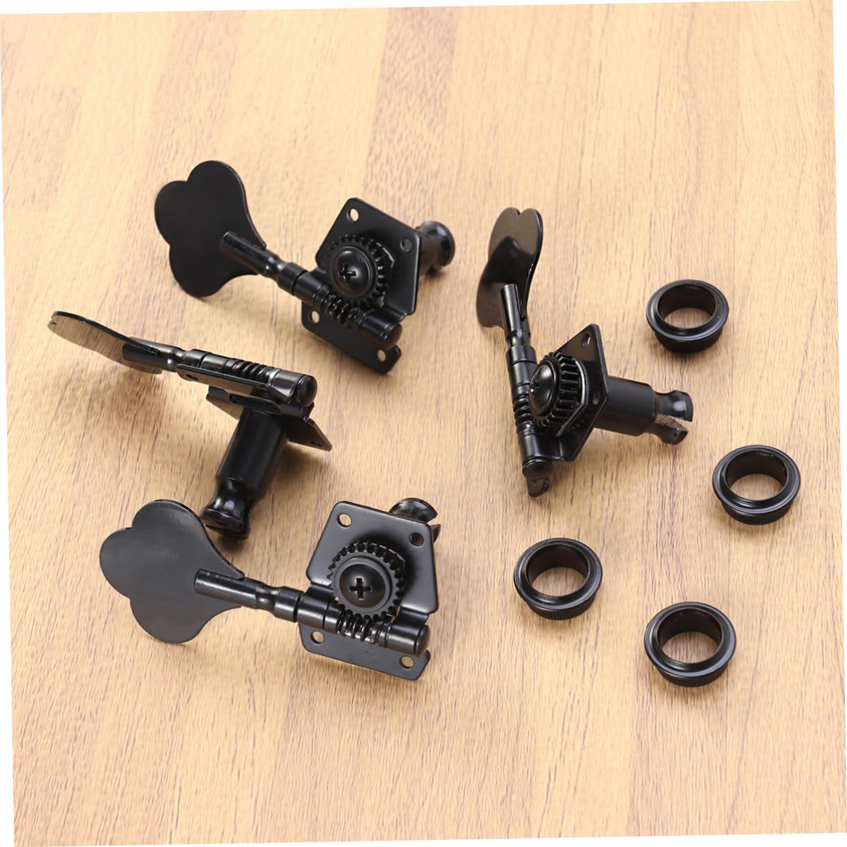 Abaodam String Button Tuning Peg Right Tuners 4 Strings Bass Guitar Guitar Accessories